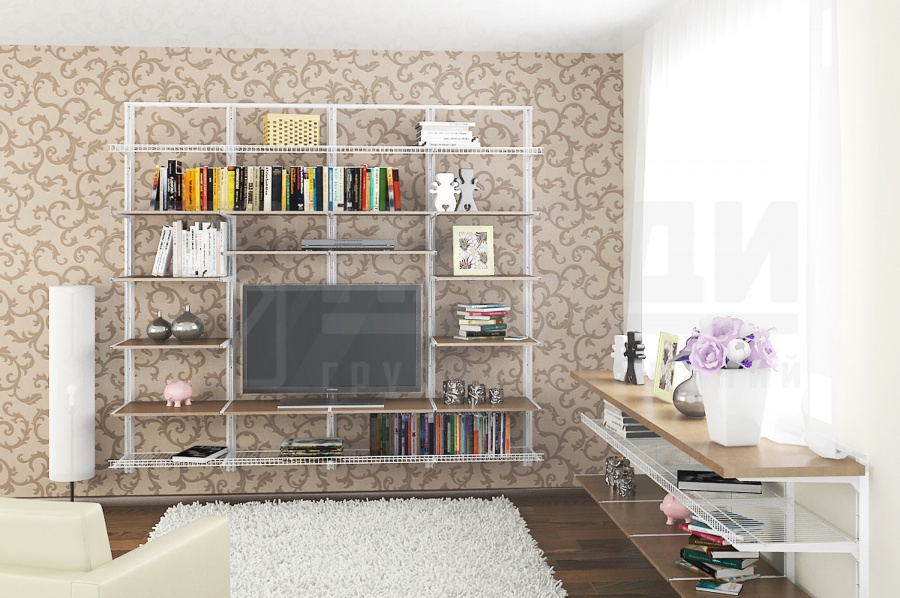Гардеробная система. Система хранения Home Space.
